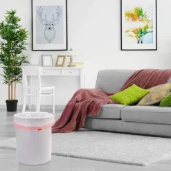 Discount Sopkassar med dragsko, små sopkassar, biologiskt nedbrytbara sopkassar, luktfria sopsäckar för sovrum, kök, kontor