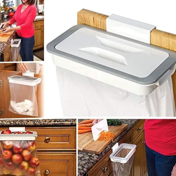 Online BEBETTER Sopkassehållare med klämma för låda/dörr/skåp, idealisk för husbil, resor, hem, kök, avfallssortering