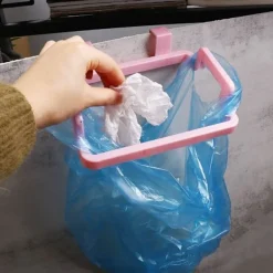 Outlet Sopkorg för skåpdörr, 2 st hängande soppåsehållare för köksskåp, dörrar och skåp (rosa)