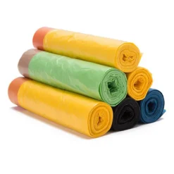 Outlet Sopsäckar med dragsko, förtjockade, stor kapacitet, kök, badrum, kontor, 15 st