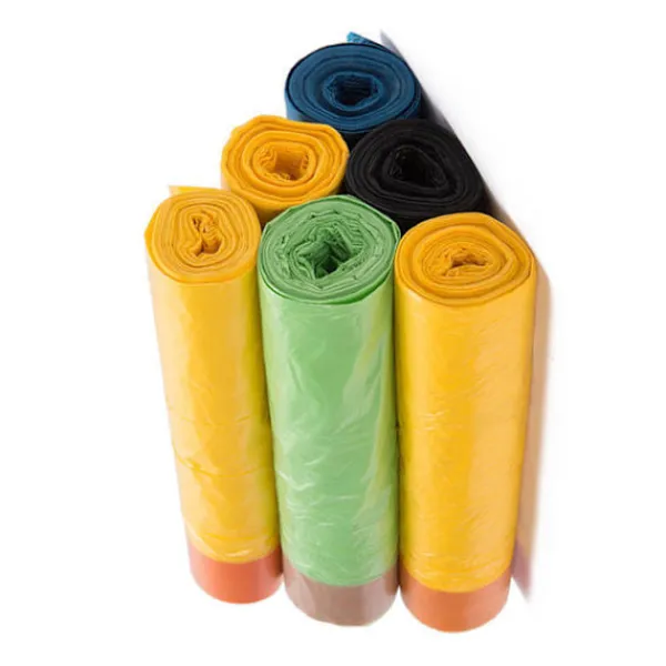 Outlet Sopsäckar med dragsko, förtjockade, stor kapacitet, kök, badrum, kontor, 15 st