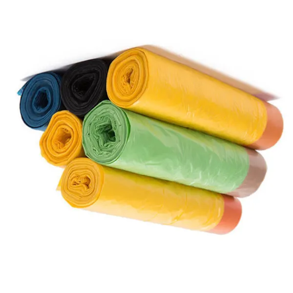 Outlet Sopsäckar med dragsko, förtjockade, stor kapacitet, kök, badrum, kontor, 15 st