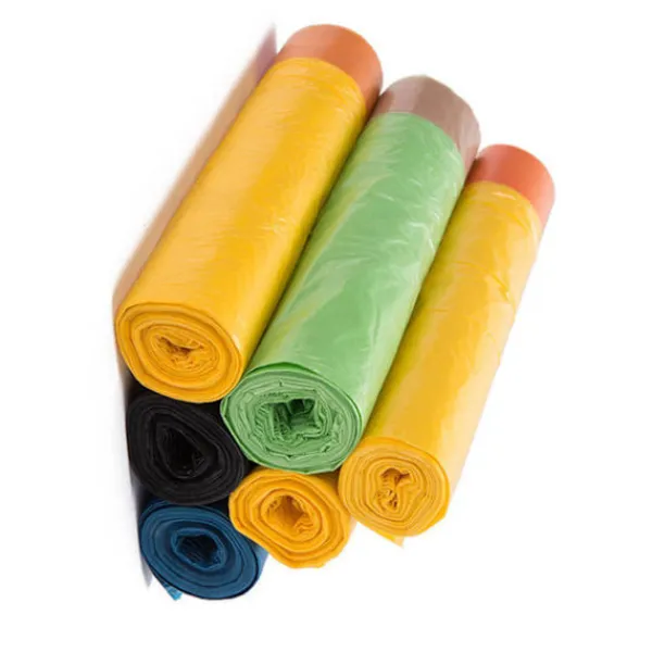 Outlet Sopsäckar med dragsko, förtjockade, stor kapacitet, kök, badrum, kontor, 15 st