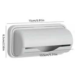 Clearance BLE Sopsäcksautomat Väggmonterad soppåsar Förvaringslåda för B Gray