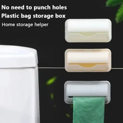 Clearance BLE Sopsäcksautomat Väggmonterad soppåsar Förvaringslåda för B Gray