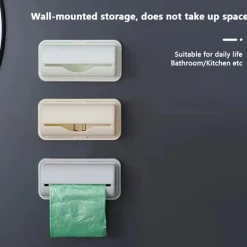 Clearance BLE Sopsäcksautomat Väggmonterad soppåsar Förvaringslåda för B Gray