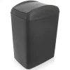 Hot Orion Soptunna 10L mörkgrå med tippbart lock