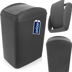 Hot Orion Soptunna 10L mörkgrå med tippbart lock