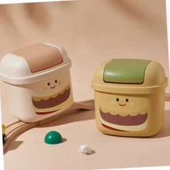 Sale Soptunna Liten Soptunna Matlock Mini Soptunnor för Kontorsbord Liten Bordsplatta Soptunna Assorted Color