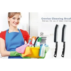 Outlet Spaltborste Magisk Rengörare Fogborste Gap Hårda Borst Magisk Rengöring Multifunktionella Rengöringsverktyg Rengöringsskrubber (2 st)