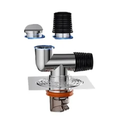 Clearance unbranded Speciell golvavloppskontakt Deodorant Uppnå jämn och effektiv dränering Silver