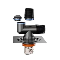 Clearance unbranded Speciell golvavloppskontakt Deodorant Uppnå jämn och effektiv dränering Silver