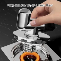 Clearance unbranded Speciell golvavloppskontakt Deodorant Uppnå jämn och effektiv dränering Silver