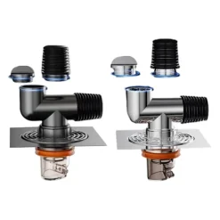 Clearance unbranded Speciell golvavloppskontakt Deodorant Uppnå jämn och effektiv dränering Silver