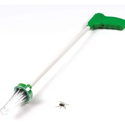 Spindelfångare, Extra lång insektsfångare med handtag för säker och human borttagning av spindlar och insekter green