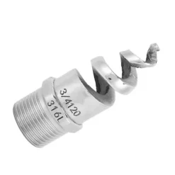 Hot Spiralmunstycke i rostfritt stål G3/4 Anti-täppning Dn20