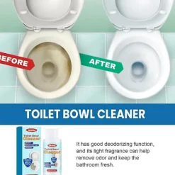 Splash Foam Toalettstädare, Toalettbowlstädare, Toalett Aktiv Syre Agent, Splash Skummande Toalettstädare för Squat-Toaletter, Urinals