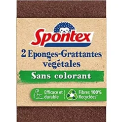 Hot Spontex / Färgfri/ Diskborste/ 2 stycken