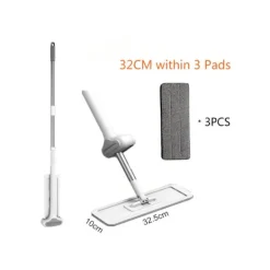 Outlet Squeeze Mop Golvrengöringsmopp Hands Free Magisk Hushållsrengöring Lat Våt Hushållsartiklar