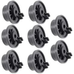 Outlet 8st Diskmaskin Hjul Hållbar 165314 Diskmaskin Nedre Rack Hjul Ersättning Passar för Whirlpool och gray
