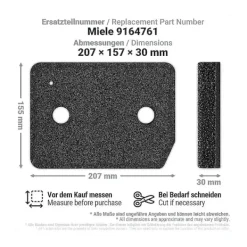 Clearance st filter för T1 torktumlare 9164761 reservdel för torktumlare