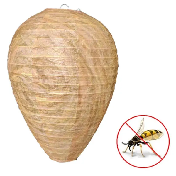 Best Otego 2st Getingfällor giftfritt lockbete av papper, avskräckande för bin - Getingbo Beige