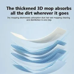 Sale NICEGOU st Gray 42*14cm Mikrofiber Plattmopp Ersättningsduk, Vattenspraymopp Ersättningsduk