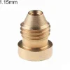 1st Högtrycksmässingsmunstycke Kopparkärna Spruta Biltvätt Rengöringsverktyg Skumpottsersättning 0,9mm-2mm