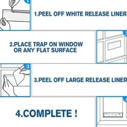 Outlet 30st insektsfällor Klibbiga fällor Dubbelsidiga självhäftande klistermärken Vattentäta gula flugfångare Vita bladlöss för trädgårdsväxter Blomfrukt