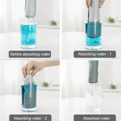 ATELA 10st mikrofiber glasrengöringsduk trasa luddfri för fönster bil kök spegel inga spår återanvändbar fiskfjäll trasa polering 25*25cm