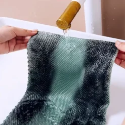 ATELA 10st mikrofiber glasrengöringsduk trasa luddfri för fönster bil kök spegel inga spår återanvändbar fiskfjäll trasa polering 25*25cm