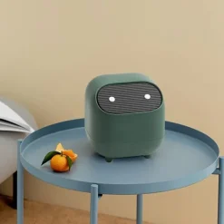 Discount Söt mini skrivbords papperskorg, trycklock - kreativt vacker