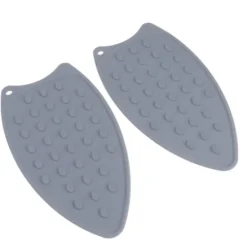 2st Silikonjärnstödsdyna Slitstark Slagtålig Värmebeständig järnmatta för strykbrädor Strykjärn Grå