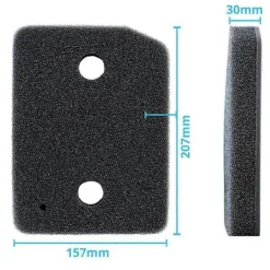 Sale 8st Skumfilter för torktumlare 9164761 Värmepumpstorktumlare, Svampfiltermatta Kondensortorktumlare L