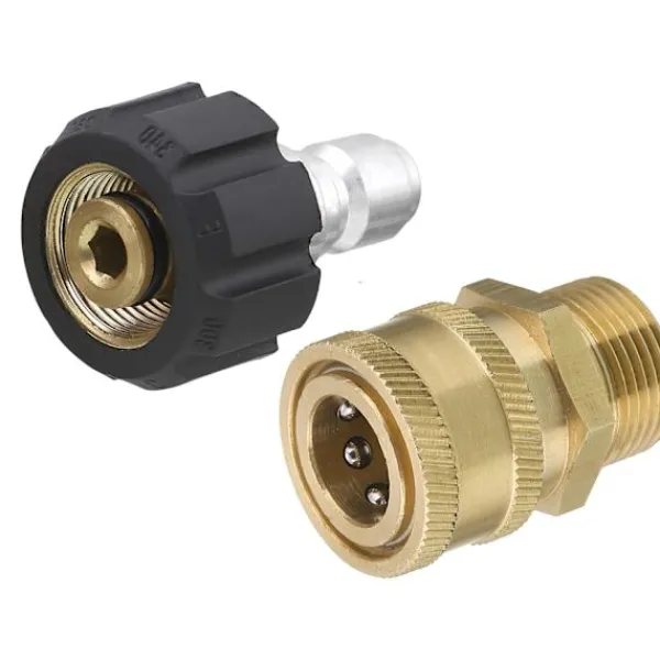 Outlet 2st Tool Daily Högtryckstvätt Adapter Kit, Snabbkopplingskit, Metrisk M22 14mm till M22 Anslutning