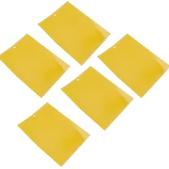 Hot 20st 20x15cm insektsfälla Ej giftig effektiv PVC gul flugfälla för växthusträdgård