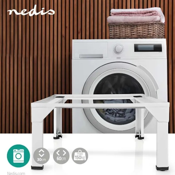 Clearance Pricenet Stativ för Tvättmaskin och Torktumlare | 150 kg | Vit