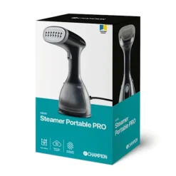 Clearance Champion Steamer Portable Pro 1500W HS510 Svart