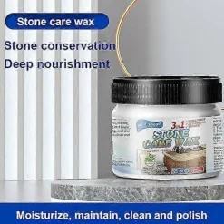 Hot Stenunderhåll Poleringsvax för hemmabruk, Manuellt Naturligt Poleringsvårdsvax