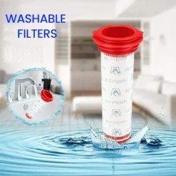 Best Stickfilter + Skuminsats Kompatibel Bosch Athlet Sladdlös Dammsugare (2 av varje)