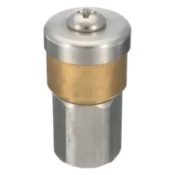 Discount Pro Fix Stål Tryck Bricka Avlopp Avlopp Rengöring Rör Jetter Roterande munstycke 3 Jet 1/8 tum F Promotion