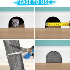 New Ståltråd, 4 st 0000 stålull, 16m 100g Anti-mus stålull, Rengöringstråd för rengöring och polering av trä och glas, levereras med handskar