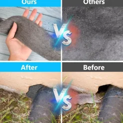 New Ståltråd, 2 st 0000 stålull, 8m 100g Anti-mus stålull, Rengöringstråd för rengöring och polering av trä och glas, levereras med handskar