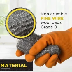 New Stålull för muskontroll, trådstålull, musklass för rengöring och tätning av små hål, fin stålull, råttrulle