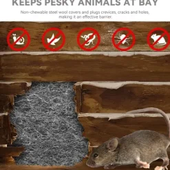 Online Stålull, Stålull, 5 Rullar 0000 Anti-Mus Ståltrådsull, Rengöringstråd Stålull, Stålull 0000 Använd