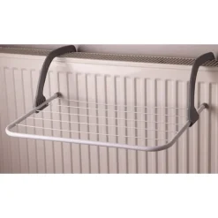 Discount 5-stångs hopfällbar radiator torkställning radiator handdukshållare klädtork torkställningsstång Grey