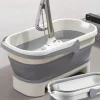 Stor hopfällbar mopphink Hopfällbar hink 4,2 gallon (17 l) med handtag för husstädning, platsbesparande utomhusbruk hopfällbar vattenhink för C