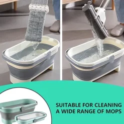 Stor hopfällbar mopphink Hopfällbar hink 4,2 gallon (17 l) med handtag för husstädning, platsbesparande utomhusbruk hopfällbar vattenhink för C