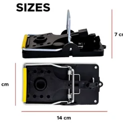 Best Stor Råttfälla, Återanvändbar Gnagarslösning, 6-pack