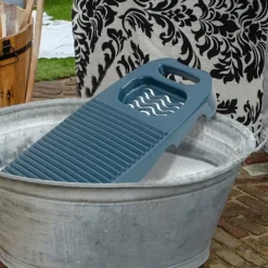 Clearance ATELA Stor tvättbräda, handtvättbräda, tvättbräda för tvätt Stor, hög seghet tvättbräda hushåll, 17,7 x 7,8 tum (mörkblå)